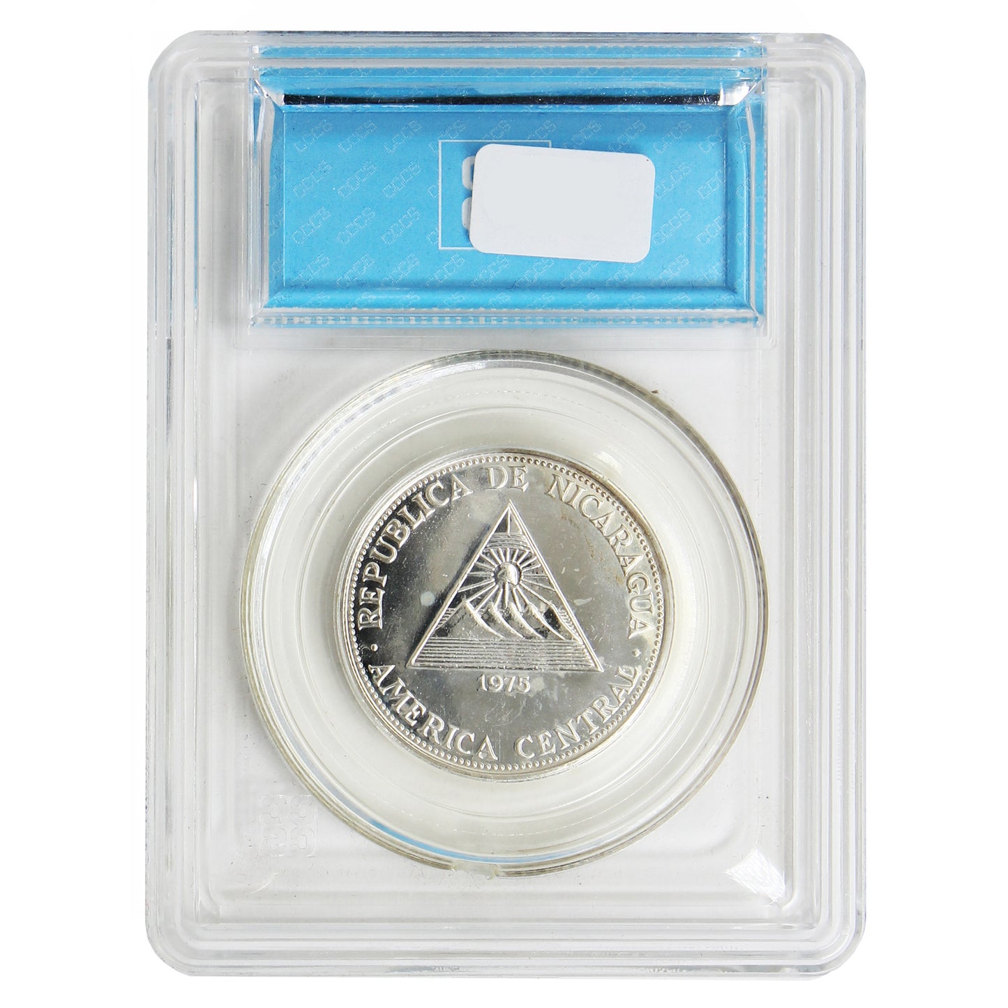 Nicaragua 1975 50 Cordobas CCCS Certified MS65