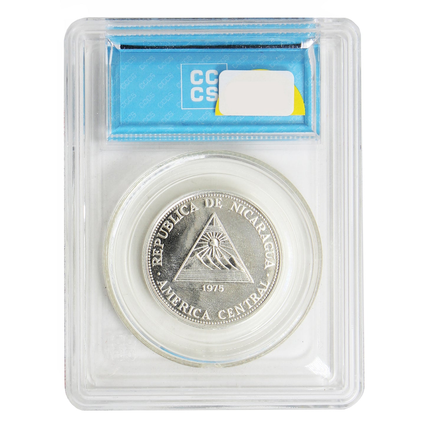 Nicaragua 1975 50 Cordobas CCCS Certified MS66