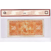 BC-26b 1937 Canada $50 Gordon-Towers, Changeover, B/H, BCS Certified F15 (Writing)