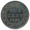 1881H Obv. 1 Canada 1-cent Extra Fine (EF40) Scratched, marks, or impaired
