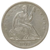 1877 S USA Half Dollar Extra Fine (EF40) Scratched, marks, or impaired