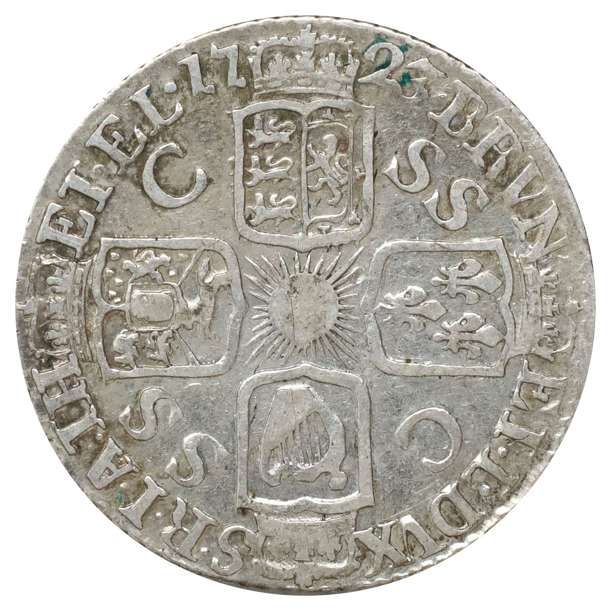 Great Britain 1723 George I Sixpence Very Fine (VF20) DOD