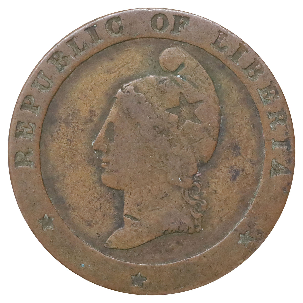 Liberia 1862 Cent (DOD)
