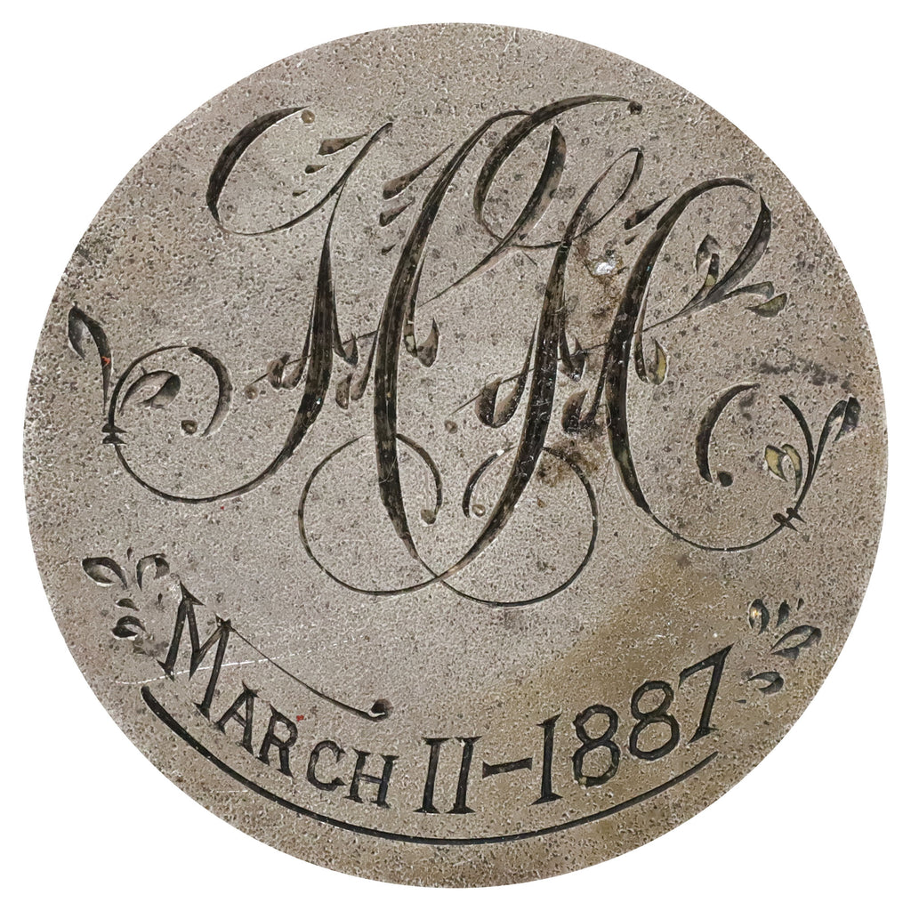 1887 Canada Love Token on 50-Cent Coin