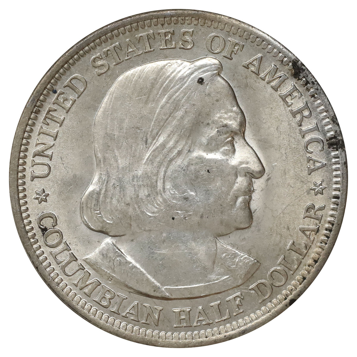 1893 USA Chicago World's Fair Columbian Half Dollar Token Choice BU (MS64) Spots