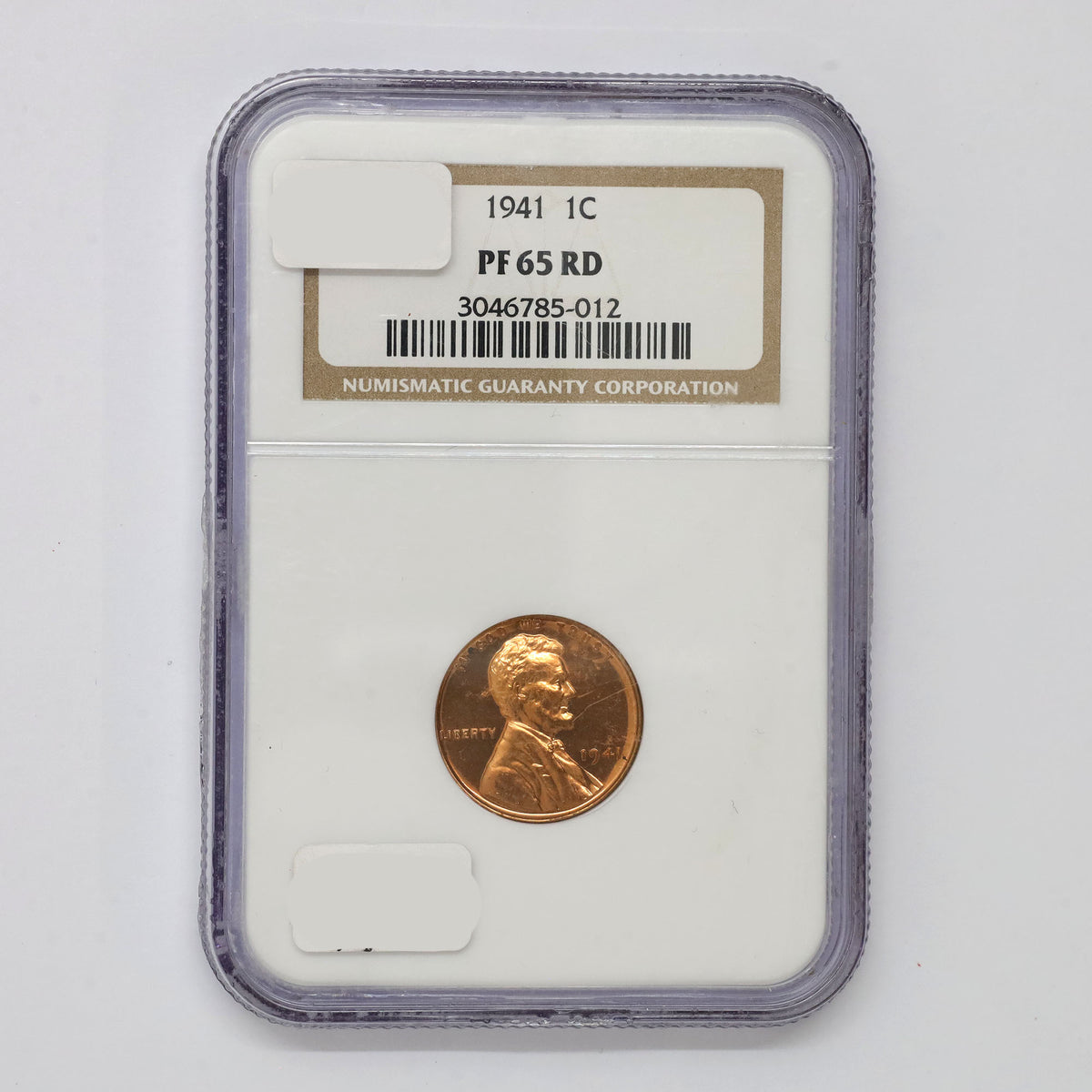 1941 USA Cent NGC Certified PF65 Red (DOD)