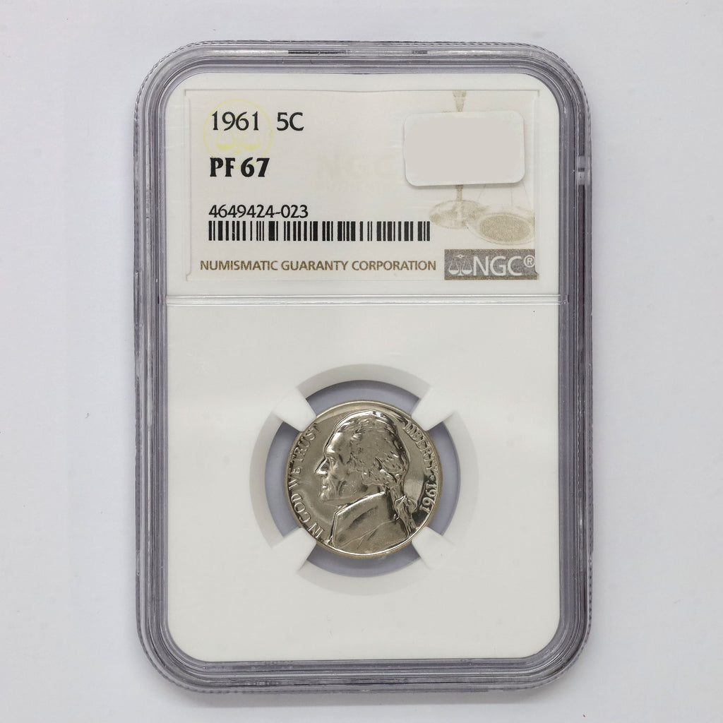 1961 USA Nickel NGC Certified PF67 (DOD)