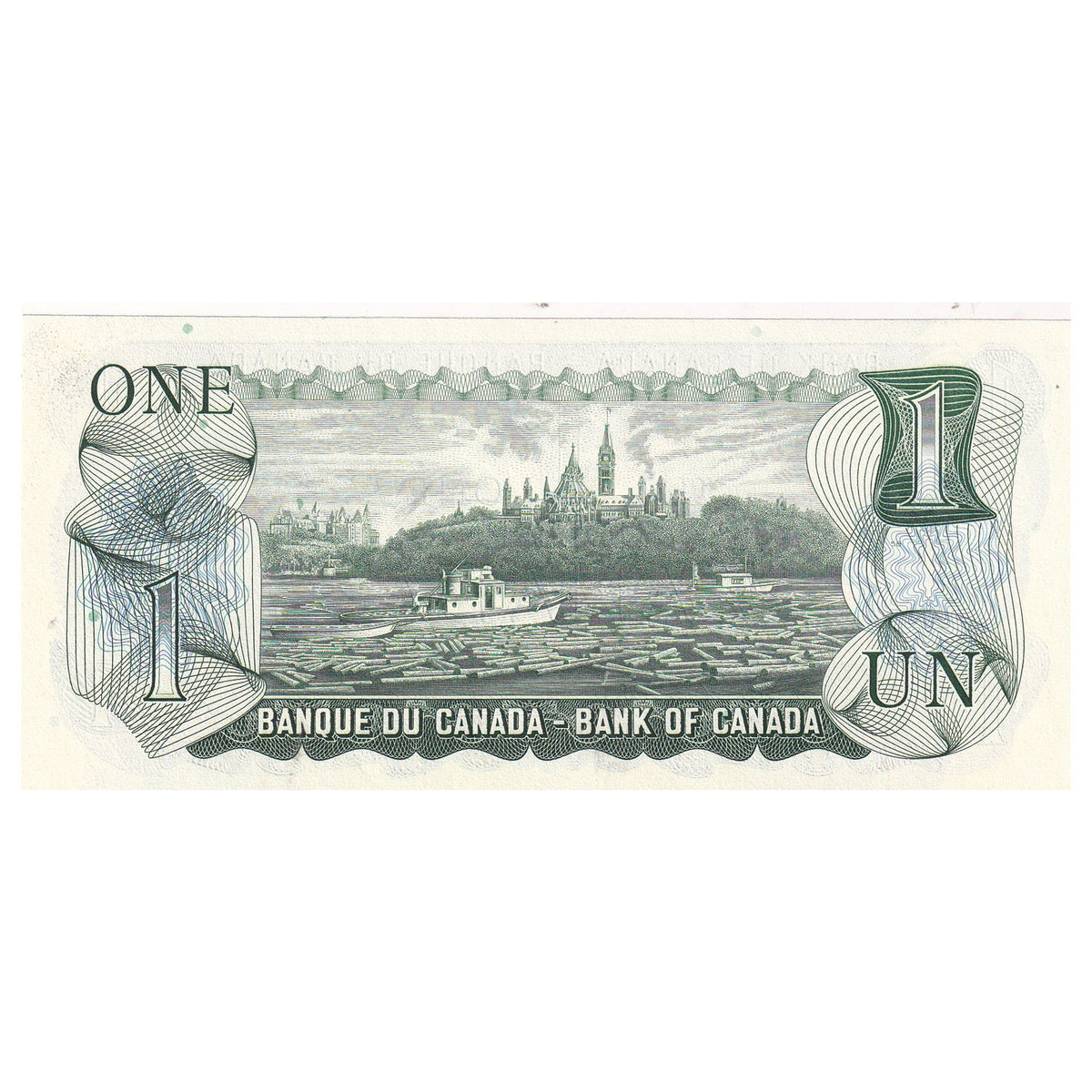 BC-46a-N10-iii 1973 Canada $1 Lawson-Bouey, 4-Cycle REPEATER AC2206220, CUNC (DOP)