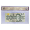 BC-58c 1991 Canada $20 Knight-Thiessen, AWE, BCS Certified CUNC63