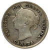 1891 Obv. 5 Canada 5-cents G-VG (G6) Scratched, marks, or impaired