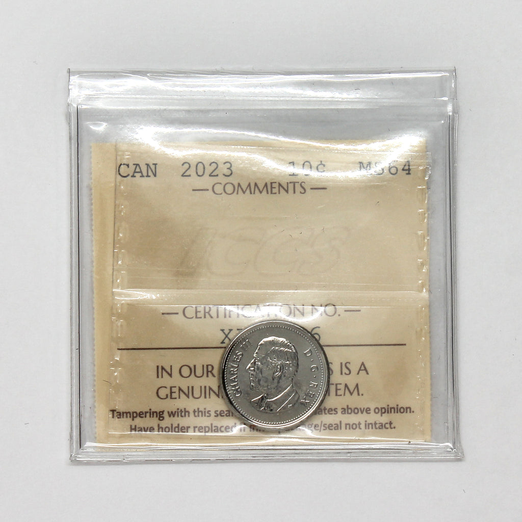 2023 KCIII Canada 10-cents ICCS Certified MS64