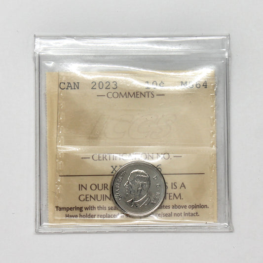 2023 KCIII Canada 10-cents ICCS Certified MS64