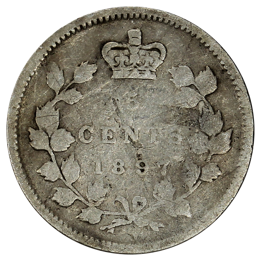 1897 Canada 5-cents Good (G4) Scratched, marks, or impaired