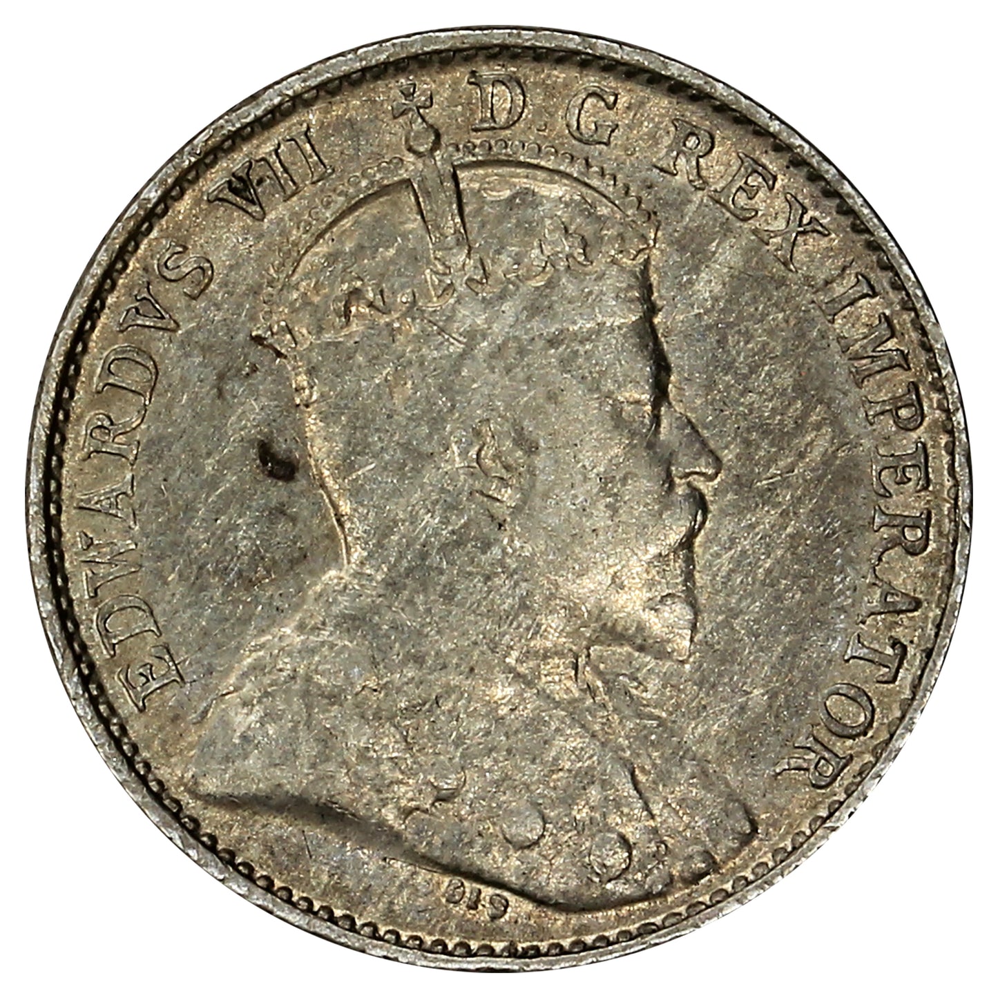 1902 Canada 5-cents Very Fine (VF20) Scratched, Cleaned, or Impaired