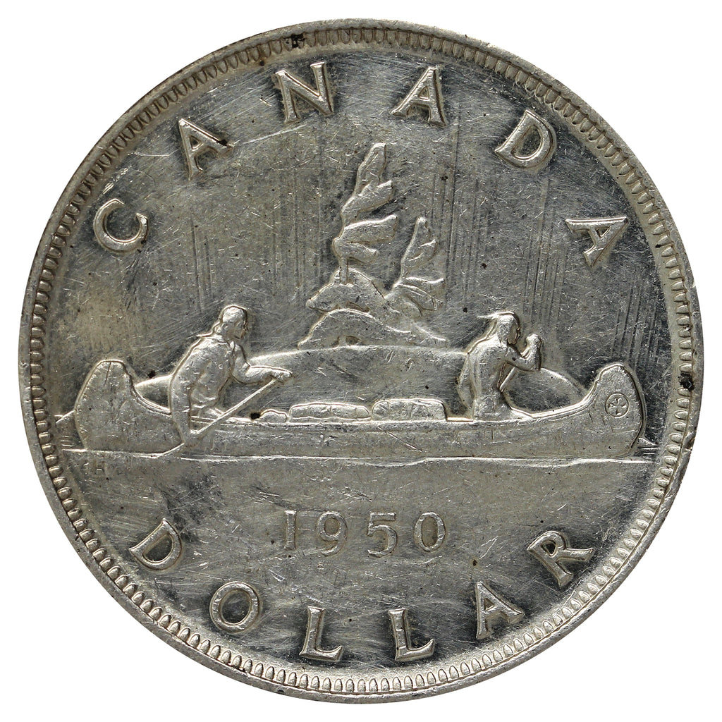 1950 SWL Canada Dollar EF-AU (EF45) Scratched, marks, or impaired