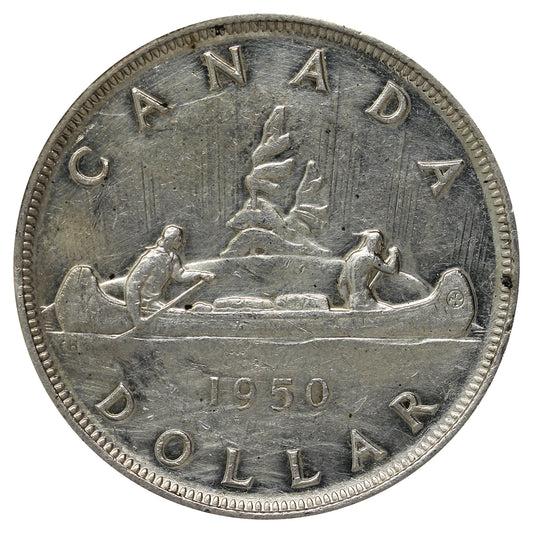 1950 SWL Canada Dollar EF-AU (EF45) Scratched, marks, or impaired