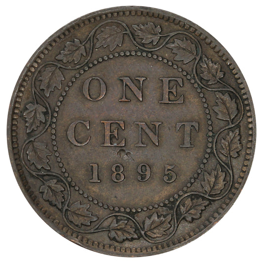 1895 Canada 1-cent Very Fine (VF20) Scratched, marks, or impaired