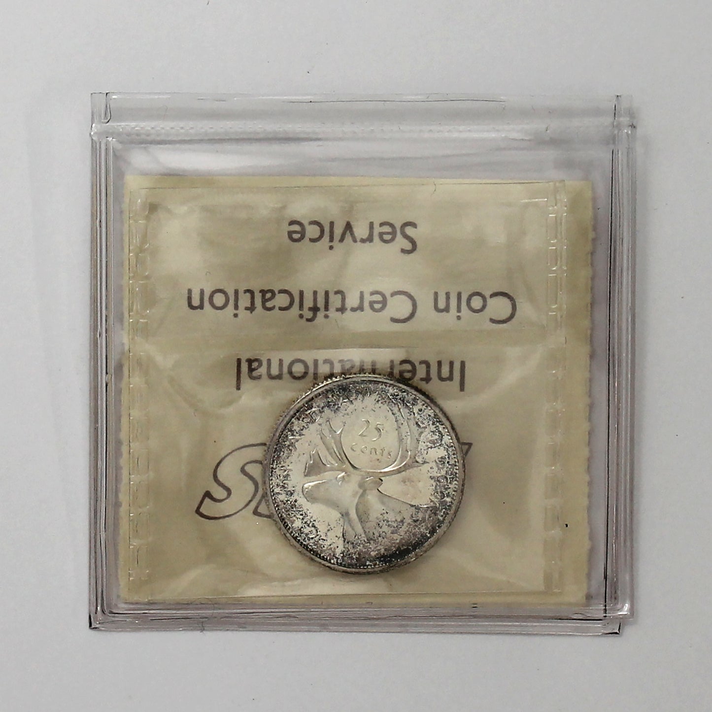 1960 Canada 25-cents ICCS Certified PL65 Heavy Cameo (Lightly Toned)