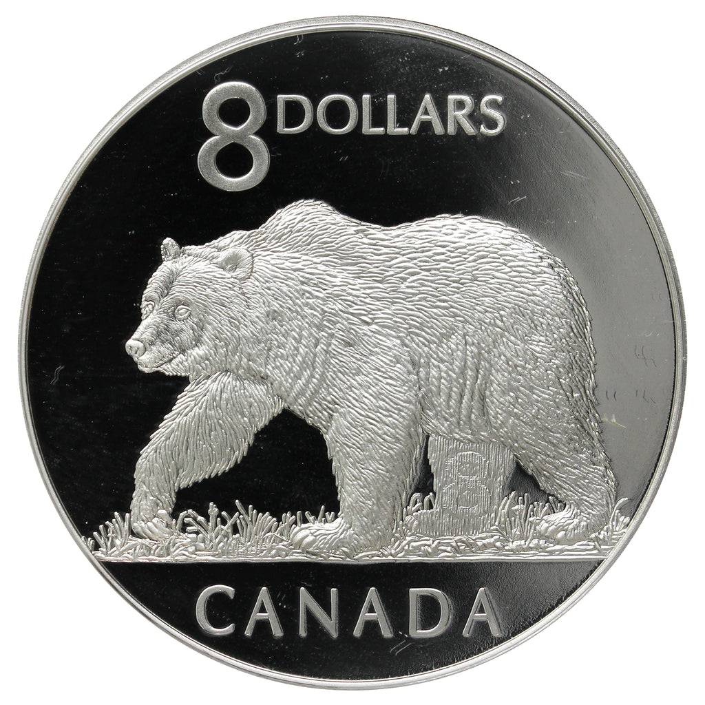 2004 Canada The Great Grizzly Bear $8 Proof Silver Coin from Set (No Tax) Coin Only