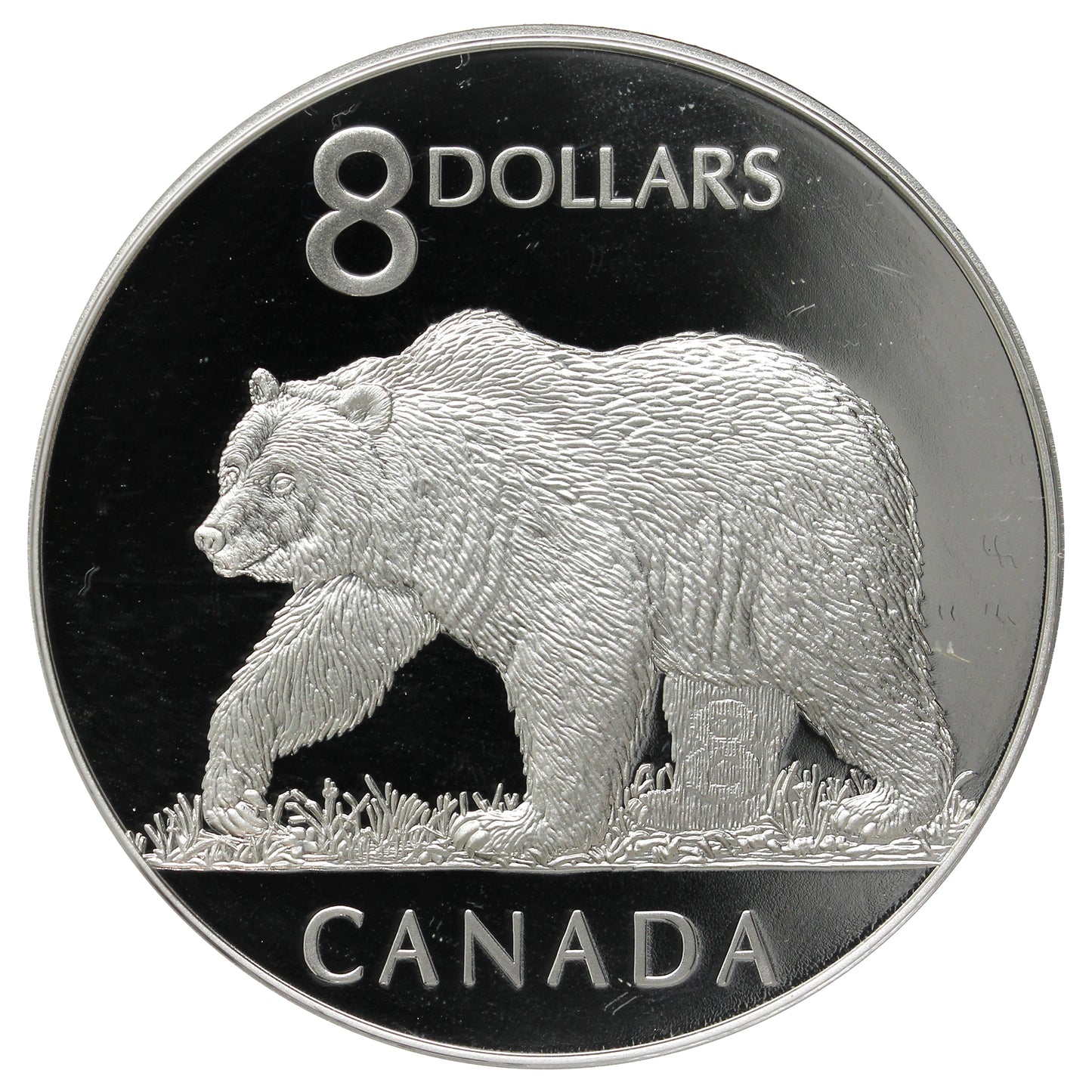 2004 Canada The Great Grizzly Bear $8 Proof Silver Coin from Set (No Tax) Coin Only