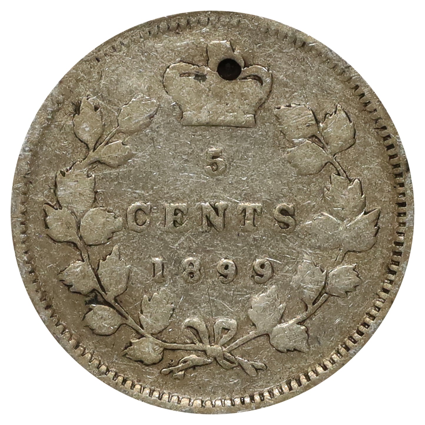 1899 Canada 5-cents Good (G4) Scratched, marks, or impaired