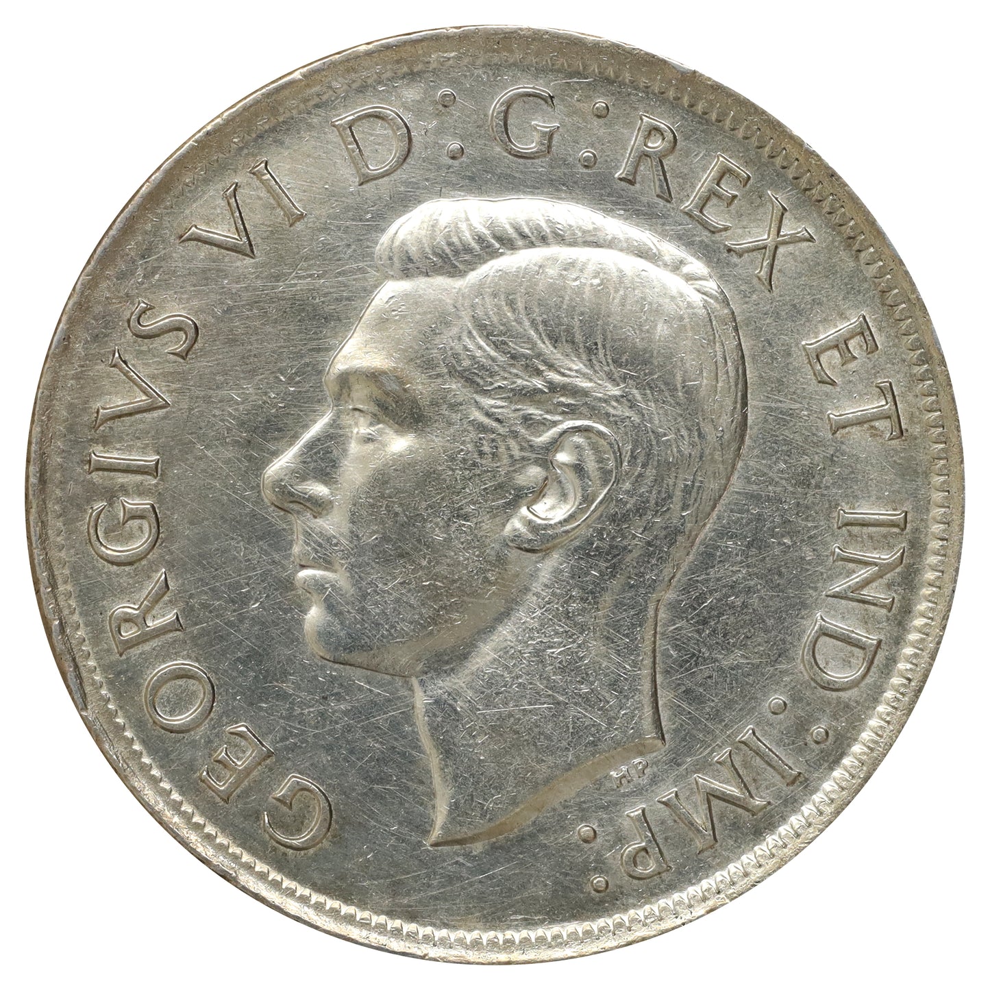 1937 Canada Dollar Extra Fine (EF40) Scratched, marks, or impaired