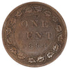 1894 Canada 1-cent Fine (F12) Scratched, marks, or impaired