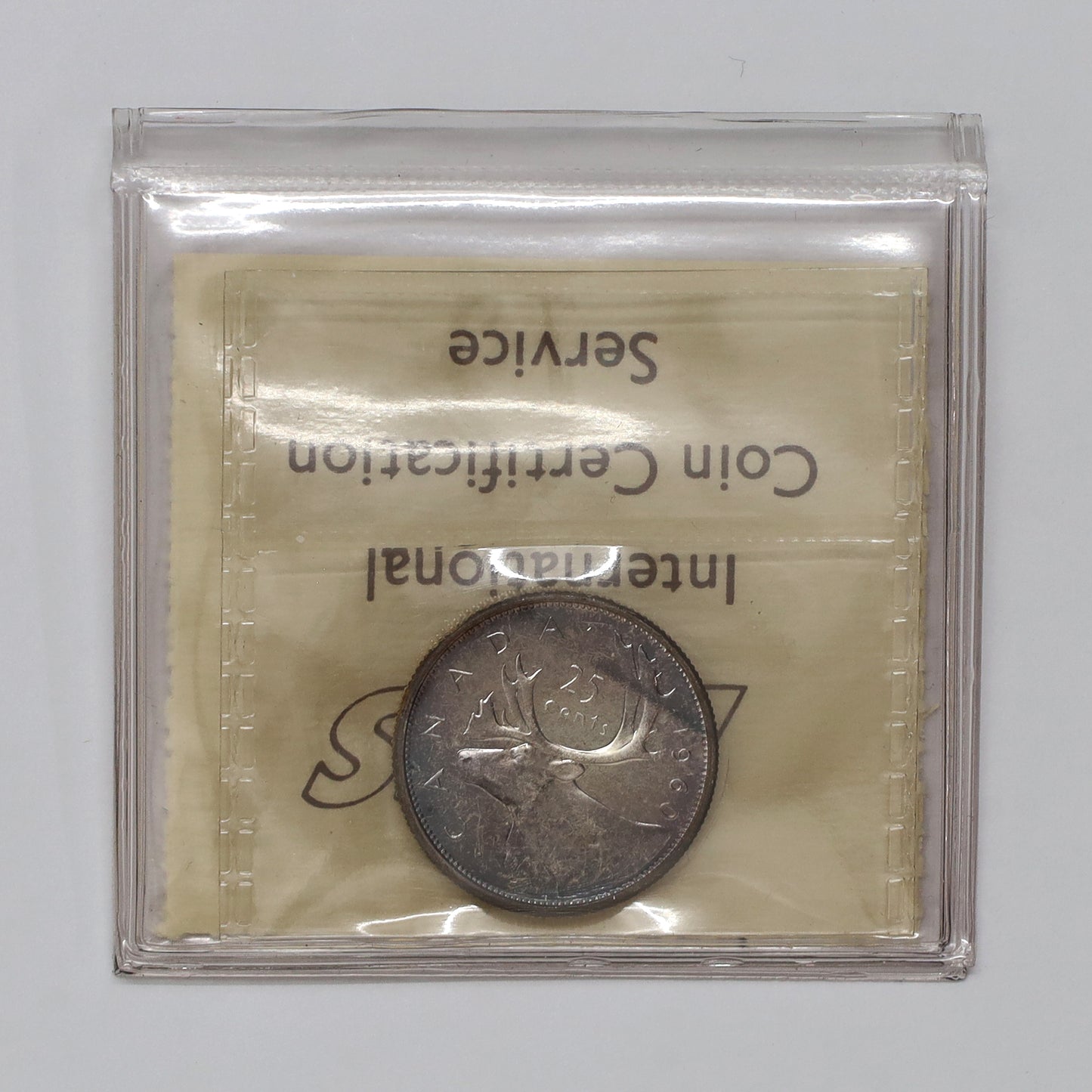 1960 Canada 25-cents ICCS Certified PL65 Cameo