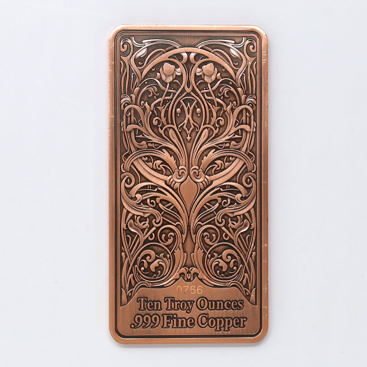 10oz Colourized .999 Copper Bar, "The Magician" (I) Tarot Card