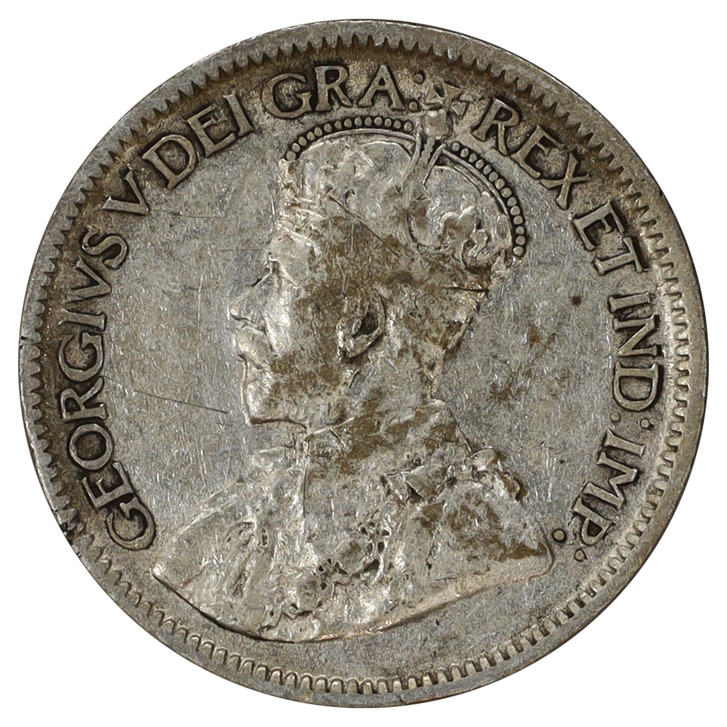 1931 Canada 10-cents F-VF (F15) Scratched, marks, or impaired