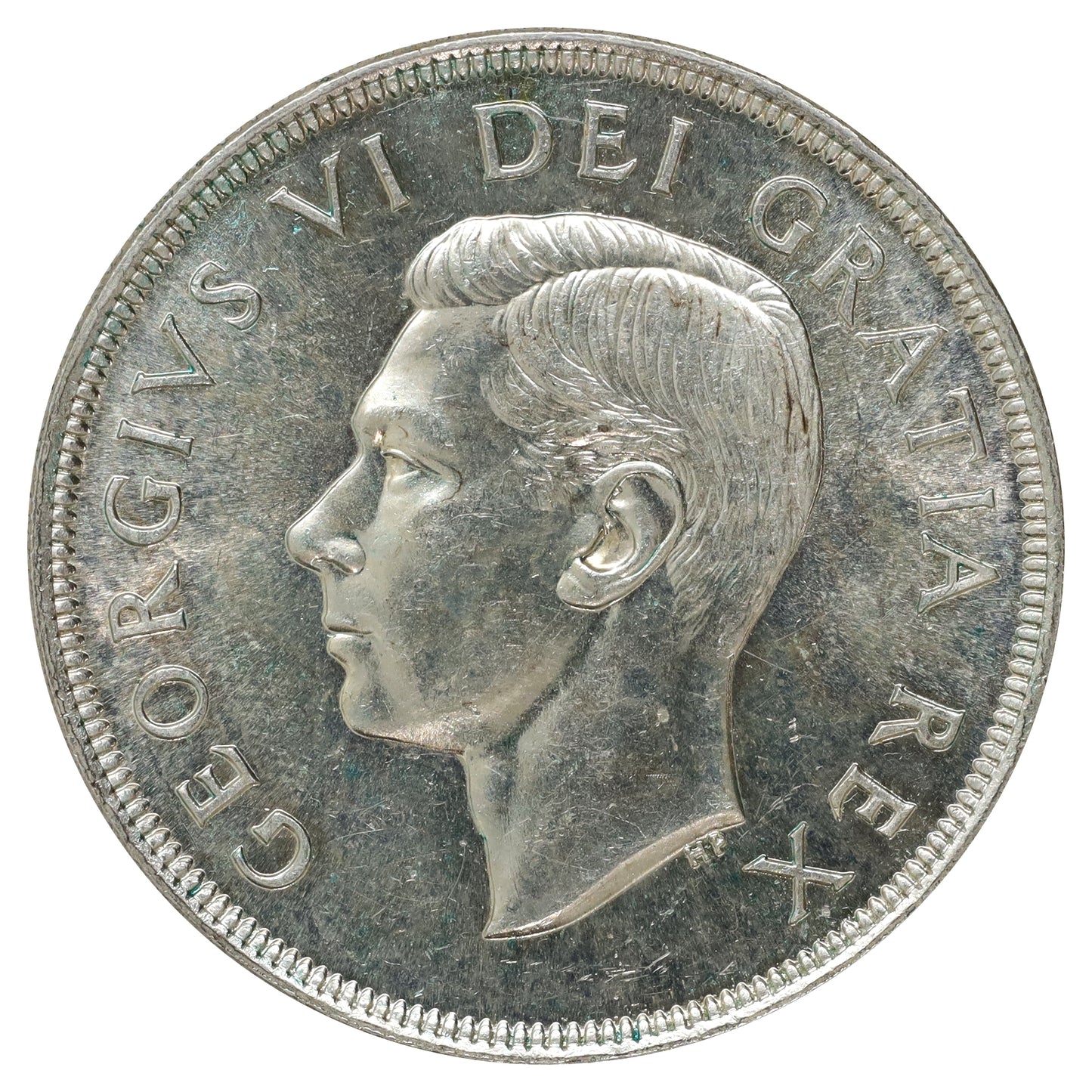 1949 Canada Dollar UNC+ (MS62) Scratched, marks, or impaired