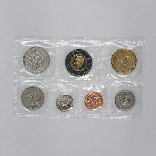 RDC 2007 Canada Proof Like Set issued by the RCM (includes set in pliofilm only)