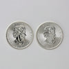Pair of 2016 & 2018 Canada $5 SML Predator Fine Silver Coins (No Tax) Light toning