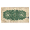 DC-15b 1900 Dominion 25-cent Shinplaster, Boville, F-VF (F15) Tears, stains, or impaired