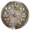 1900 Round 0's Canada 5-cents Good (G4) Scratched, marks, or impaired