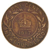 1917C Newfoundland 1-cent VG-F (VG10) Scratched, marks, or impaired