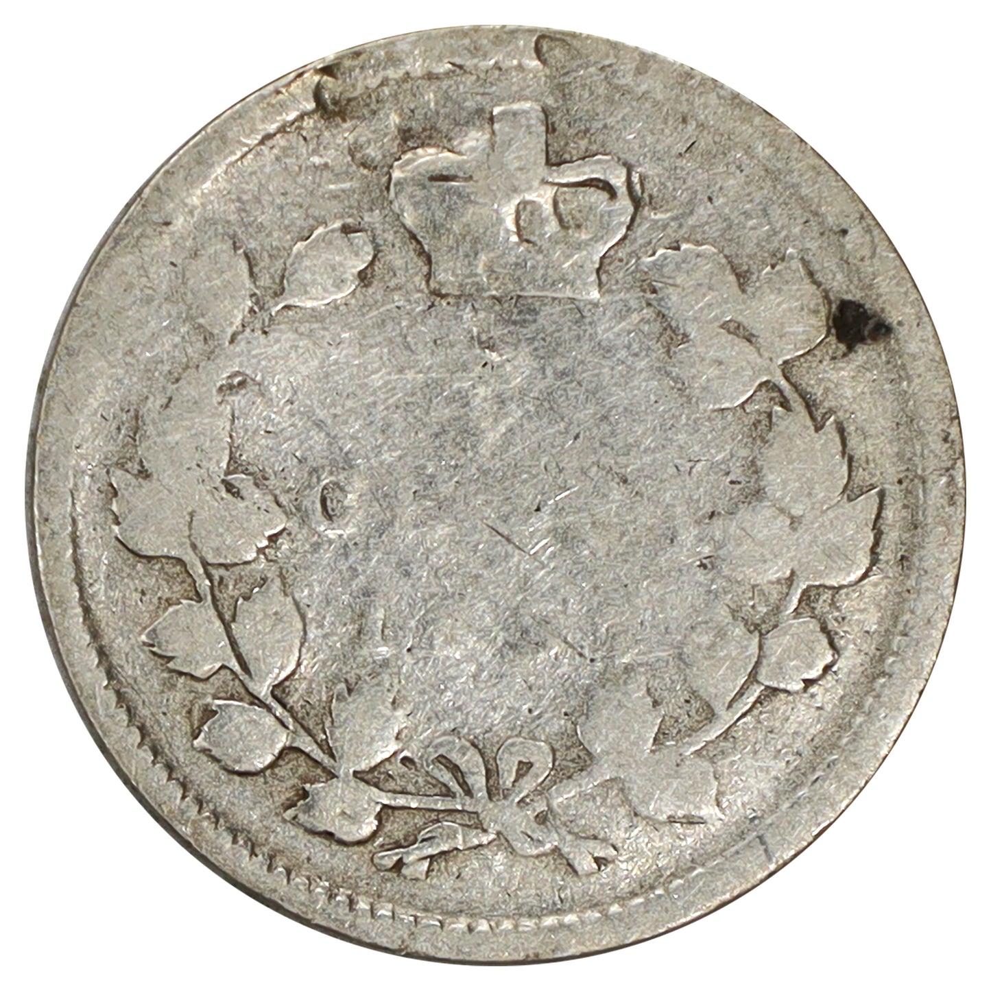 1897 Canada 5-cents About Good (AG3) Scratched, marks, or impaired