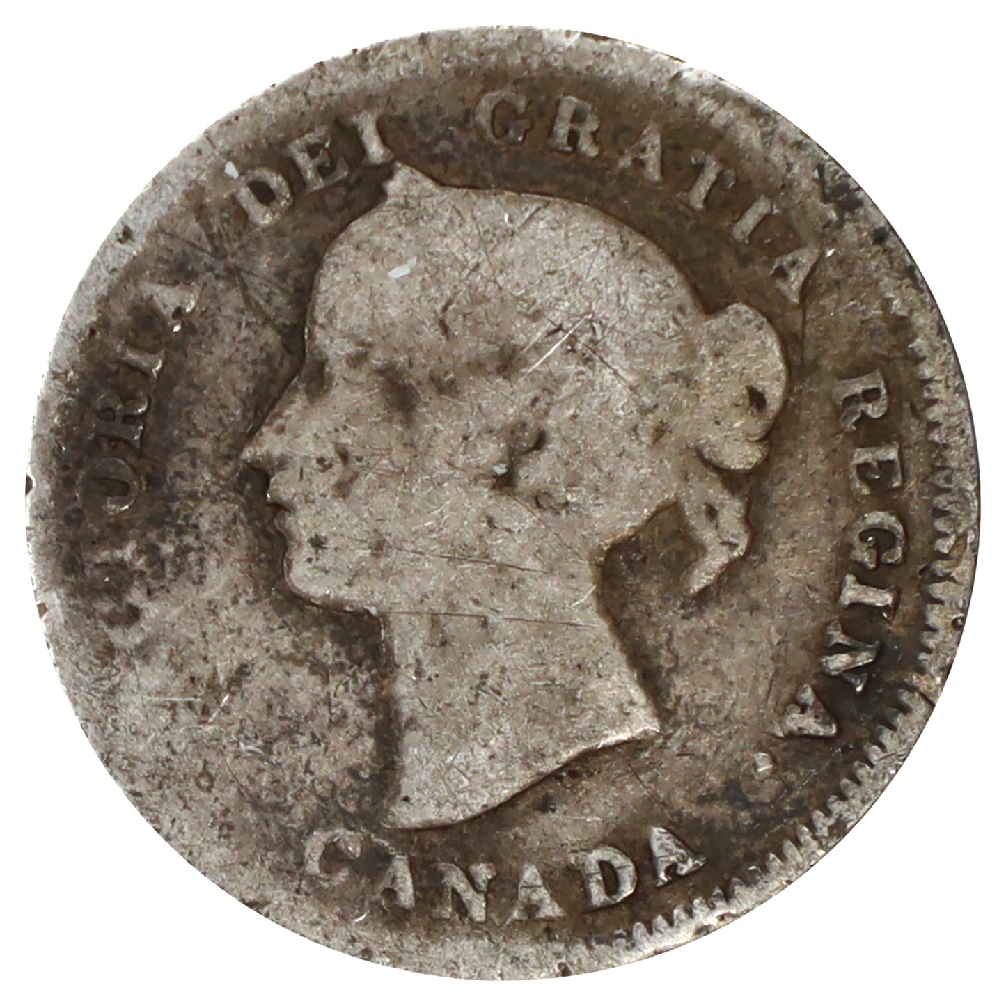 1899 Canada 5-cents About Good (AG3) Scratched, marks, or impaired