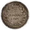 1901 Canada 5-cents VG-F (VG10) Scratched, marks, or impaired