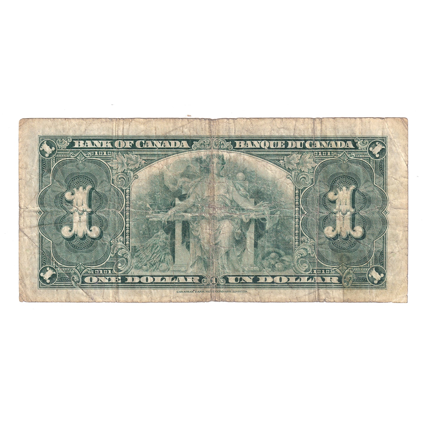BC-21d 1937 Canada $1 Coyne-Towers, Various Prefixes, Circulated (Tears or impaired)