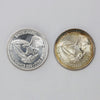 Pair of 1985 & 1986 USA Engelhard Prospector 1oz .999 Silver Rounds, 2pcs (No Tax) Issues