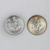 Pair of 1985 & 1986 USA Engelhard Prospector 1oz .999 Silver Rounds, 2pcs (No Tax) Issues