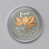 2012 Canada 1-cent Farewell to the Penny Select Gold Plate (No Tax) Coin Only (scr. cap)