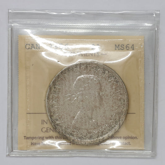 1956 Canada Dollar ICCS Certified MS64 (lightly toned)
