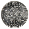 Error 2000 Pride Dot Canada 25-cents Variety Brilliant Uncirculated (MS63)