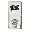 RSSC 5oz Hammered Bar w Enameled Black Flag Silver (No Tax) Hairline Scratches