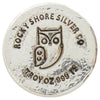 RSSC 1oz Enameled Black Bear Paw .999 Fine Silver Round (No Tax)