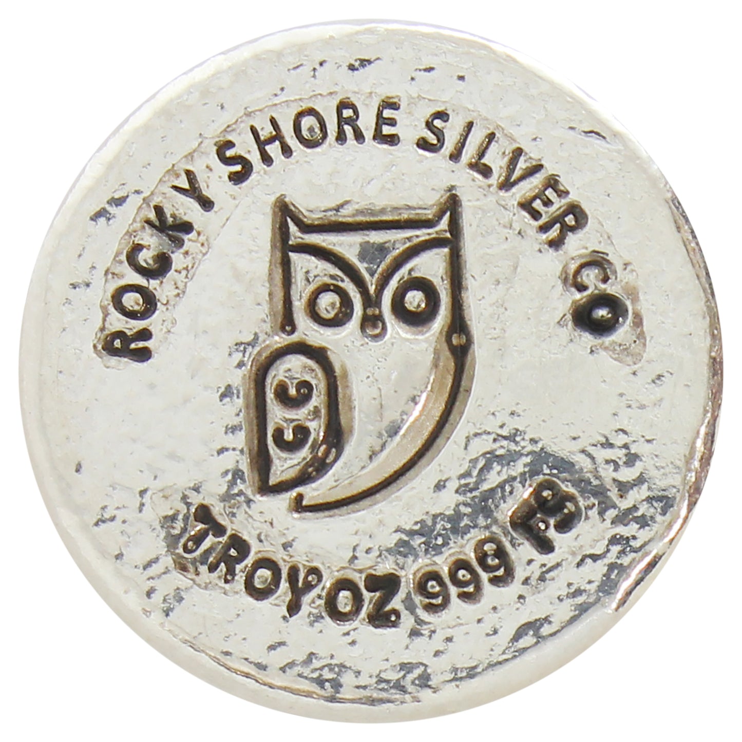 RSSC 1oz Enameled Black Bear Paw .999 Fine Silver Round (No Tax)