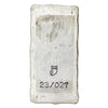 RSSC 5oz Hammered Bar w Enameled Red Maple Silver (No Tax) Toned/Scratches