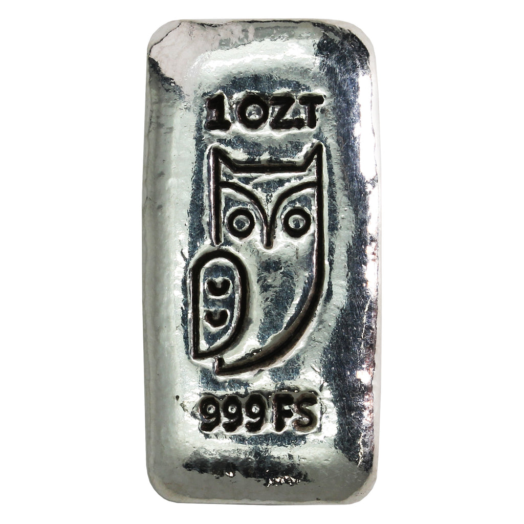 RSSC 1oz Owl .999 Fine Silver Bar (No Tax)